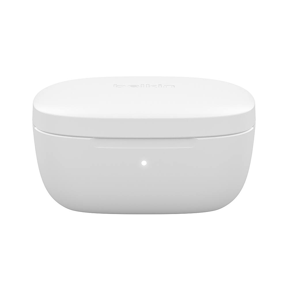 Alt View 11. Belkin - SoundForm™ Motion True Wireless Noise Cancelling Earbuds with Wireless Charging Case - White.