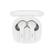 Left. Belkin - SoundForm™ Motion True Wireless Noise Cancelling Earbuds with Wireless Charging Case - White.
