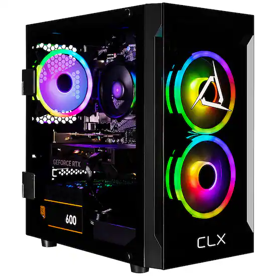 CLX SET Gaming Desktop AMD Ryzen 5 5500 16GB DDR4 3600