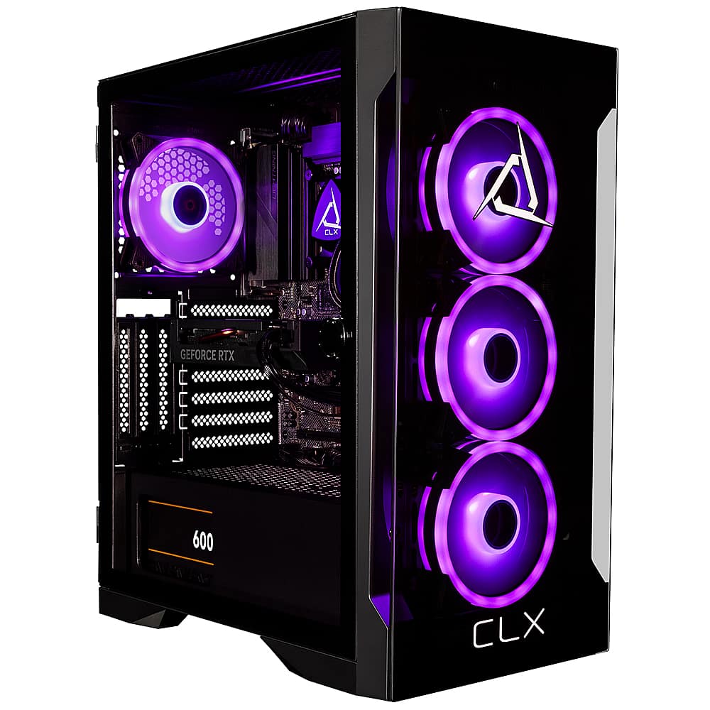 CLX SET Gaming Desktop Intel Core i7 13700KF 32GB DDR5 5600 Memory GeForce  RTX 4060 1TB NVMe M.2 SSD + 4TB HDD Black TGMSETRTA3703BM - Best Buy