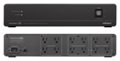 Front Zoom. AudioQuest - PowerQuest 505 12-Outlet Unlimited Joules Non-Sacrificial Surge Protector and Linear Power Conditioner - Black.