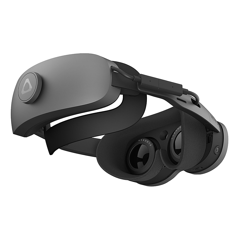 Angle View: HTC - VIVE - XR Elite Virtual Reality Set - Black/Dark Gray
