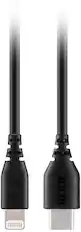 Front. RØDE - SC21 .98 feet Lightning to USB-C Cable - Black.