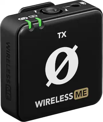 Front. RØDE - Wireless ME TX Transmitter for the Wireless ME - Black.