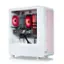 Angle. Thermaltake - Quartz i350 R4 Gaming Desktop - 12th Gen Intel Core i5-12400F - 16GB Memory - NVIDIA GeForce RTX 3050 - 1TB NVMe M.2 - White.