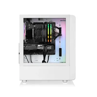 Thermaltake - Quartz i350 R4 Gaming Desktop - 12th Gen Intel Core i5-12400F - 16GB Memory - NVIDIA GeForce RTX 3050 - 1TB NVMe M.2