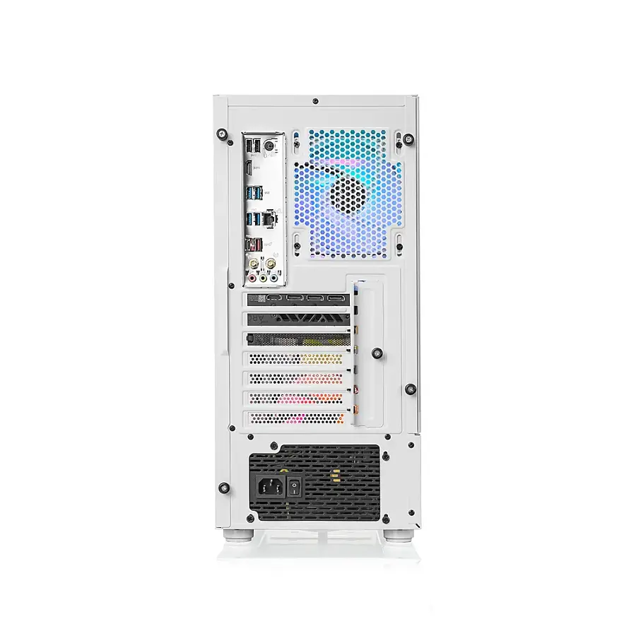 Alt View 5. Thermaltake - Quartz i350 R4 Gaming Desktop - 12th Gen Intel Core i5-12400F - 16GB Memory - NVIDIA GeForce RTX 3050 - 1TB NVMe M.2 - White.