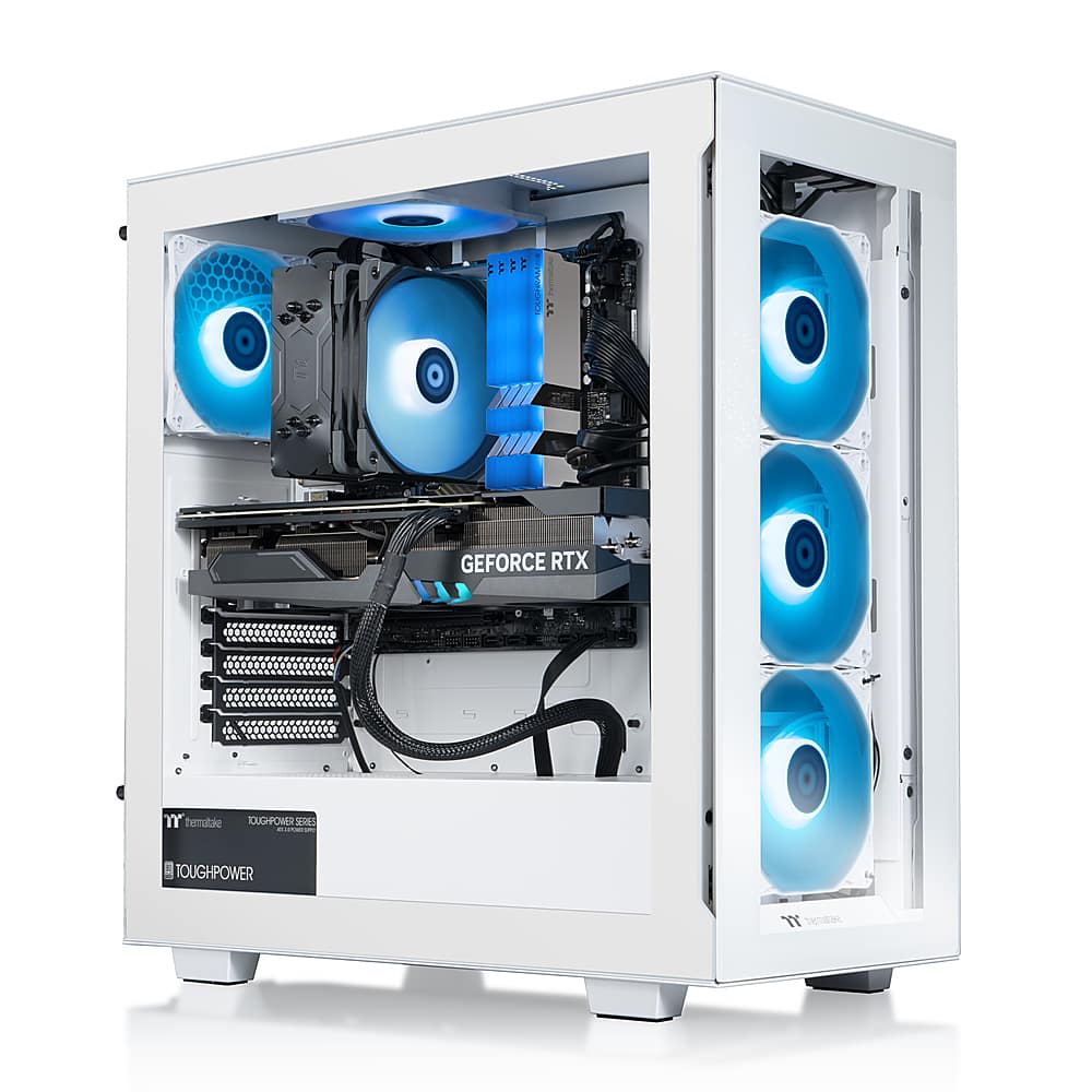 Thermaltake View i467T R4 Gaming Desktop 12th Gen Intel Core i7-12700F 32GB  Memory NVIDIA GeForce RTX 4070 Ti -1TB NVMe M.2 White V35S-B66R-47T-LCS -  