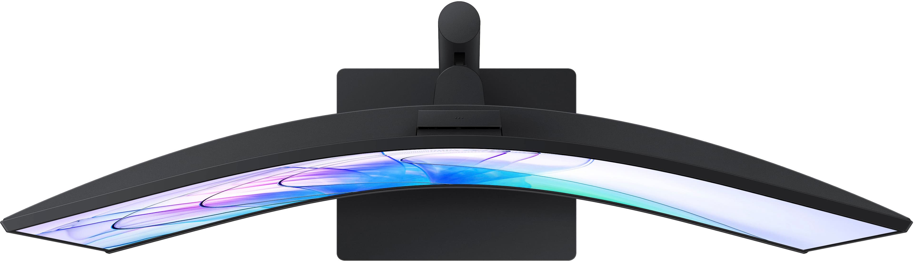 Alt View 20. Samsung - ViewFinity S65VC 34" Ultra-WQHD 100Hz AMD FreeSync HDR10 Curved Monitor with Built -in Speakers and Built-in Camera - Black.