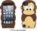 Front. Griffin - Monkey KaZoo Case for iPod Touch 5th/ 6th gen - brown.