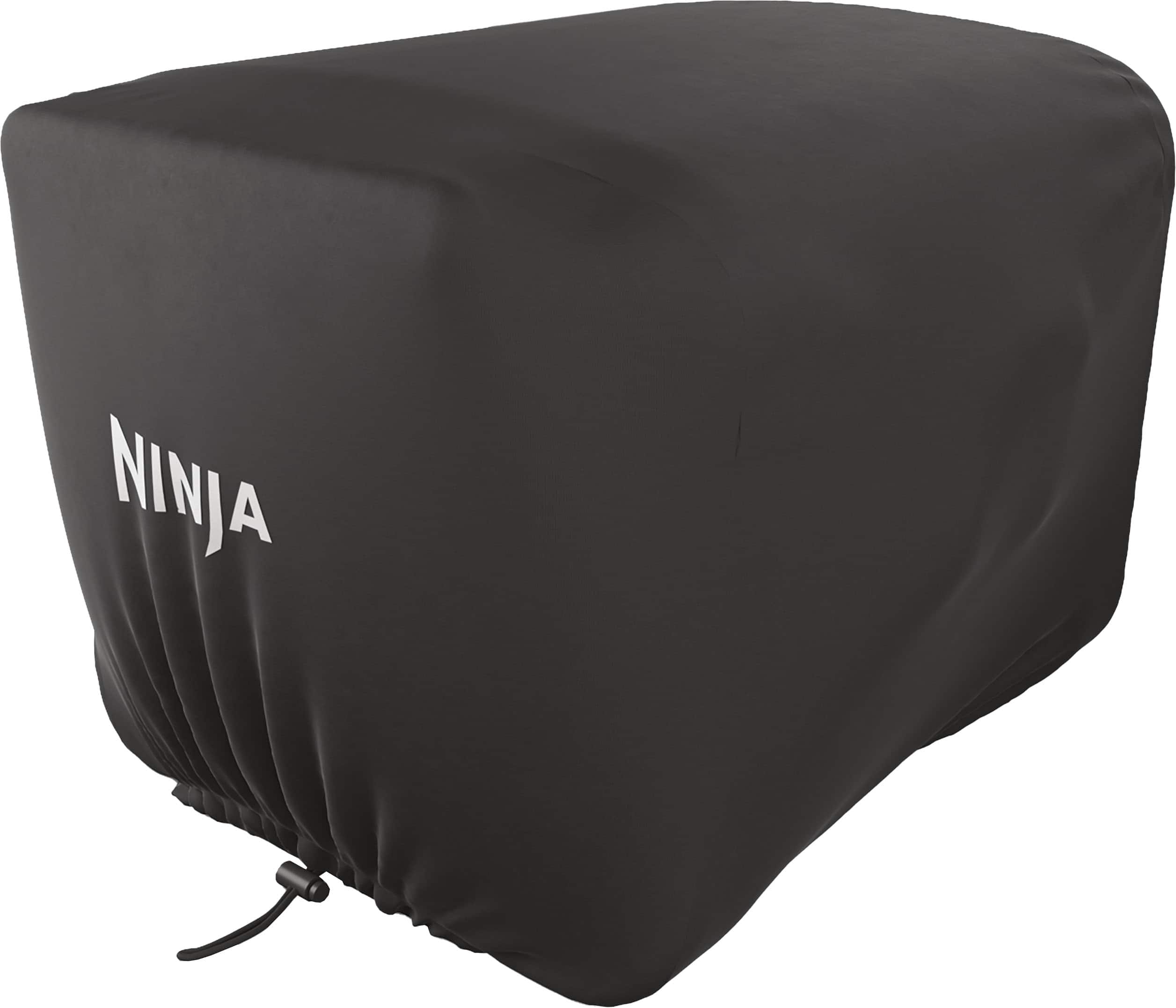 Angle. Ninja - Woodfire Premium Outdoor Oven Cover, Compatible with OO100 Series - Black.