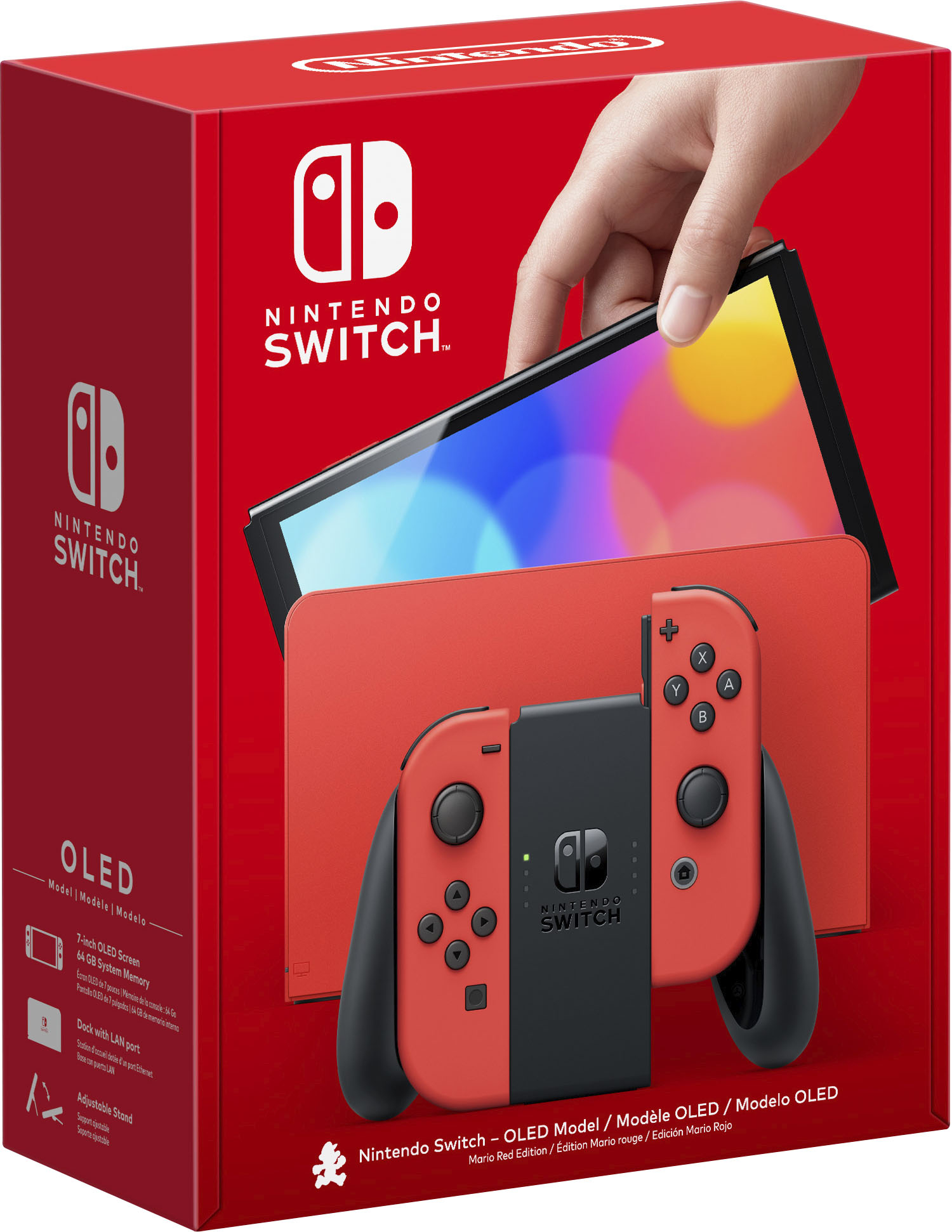 Nintendo Switch OLED Model: Mario Red Edition Red - Best Buy