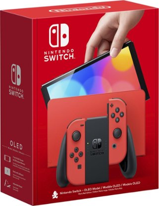 Nintendo Switch - OLED Model: Mario Red Edition - Red
