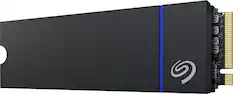 Front. Seagate - Game Drive NVMe 2TB Internal SSD PCIe Gen 4 x4 with Heatsink for PS5 - Black.
