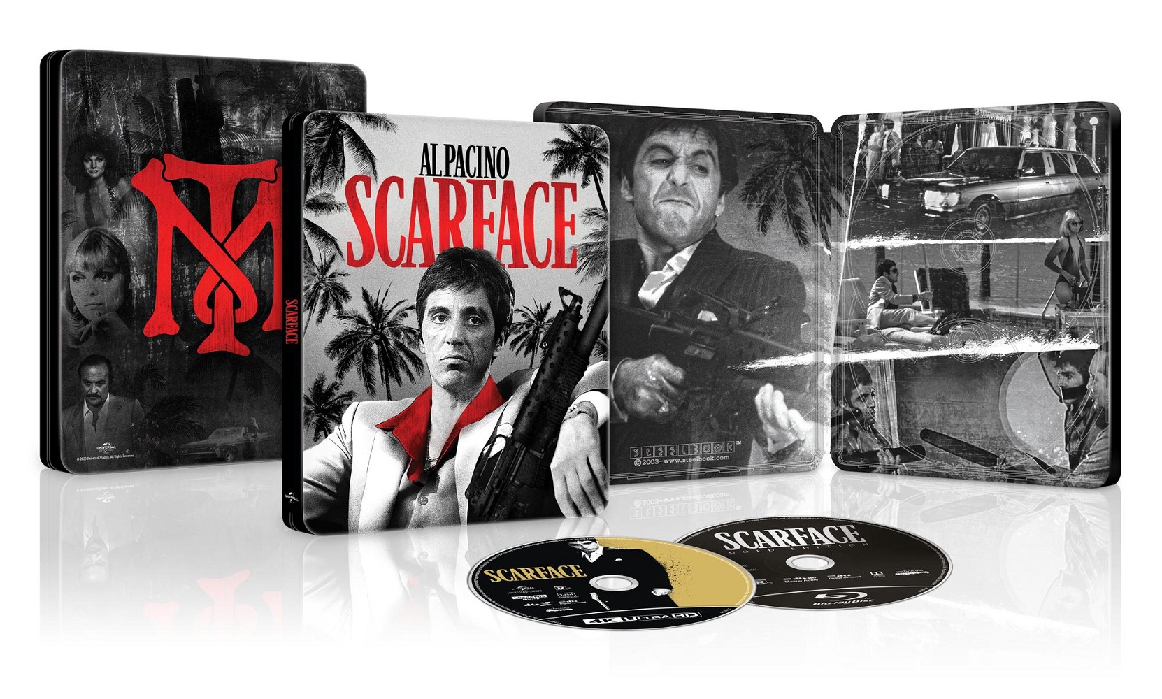 Scarface  [SteelBook] [4k Ultra HD Blu-ray/Blu-ray]
