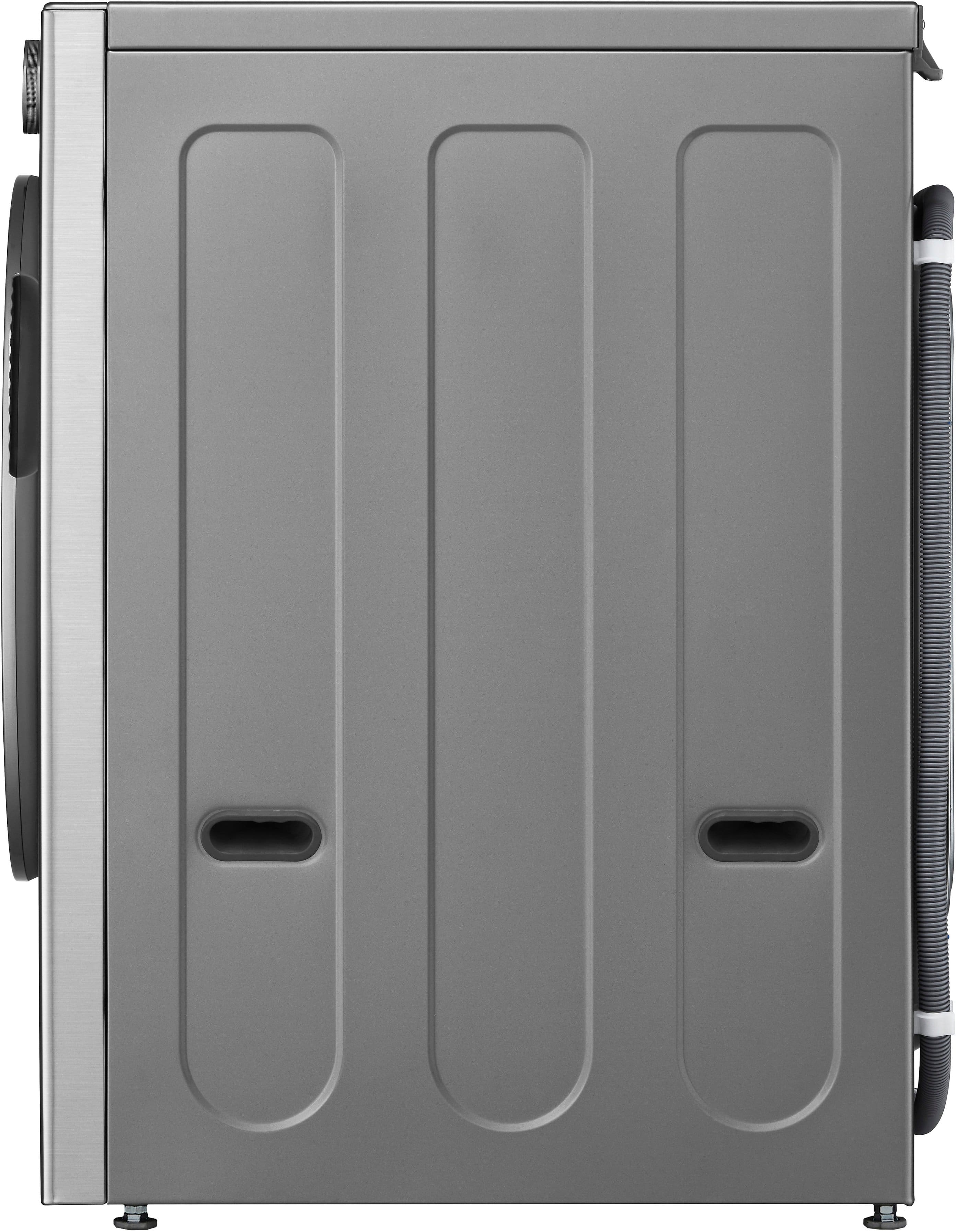 Alt View 15. LG - 4.5 Cu. Ft. High-Efficiency Stackable Smart Front Load Washer with Steam and and ezDispense - Graphite Steel.