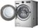 Alt View 4. LG - 4.5 Cu. Ft. High-Efficiency Stackable Smart Front Load Washer with Steam and and ezDispense - Graphite Steel.