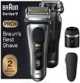 Alt View 11. Braun - Braun Series 9 PRO+ Electric Shaver with 6 in 1 SmartCare Center - Silver.