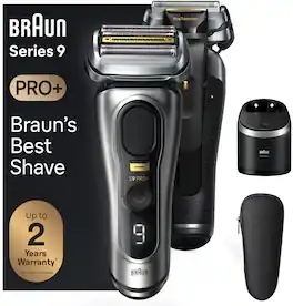 Braun - Series 9 PRO+ Electric Shaver with 6 in 1 SmartCare Center - Silver