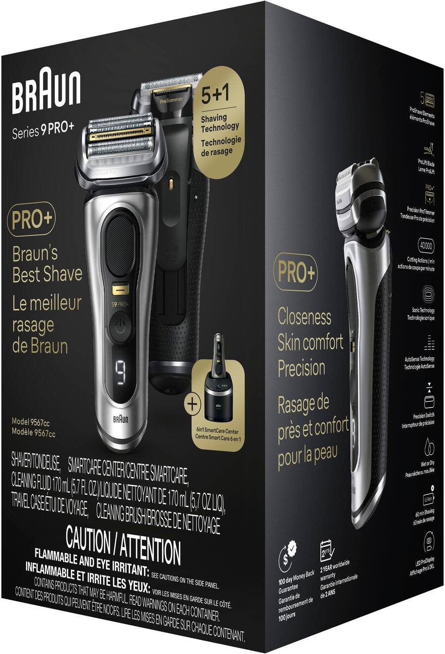 Braun Series 9 PRO+ Electric Shaver with 6 in 1 SmartCare Center Braun Series 9 PRO+ Electric Shaver with 6 in 1 SmartCare Center