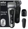 Braun Series 8 Electric Shaver with 5 in 1 SmartCare Center - Galvano Silver
