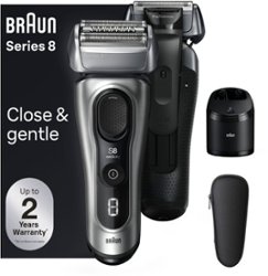 Braun Series 8 Electric Shaver with 5 in 1 SmartCare Center - Galvano Silver - Alt_View_Zoom_12