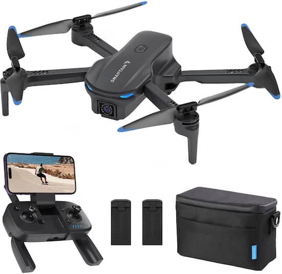 Snaptain E20 Foldable Drone with Remote Controller Gray E20 Best Buy