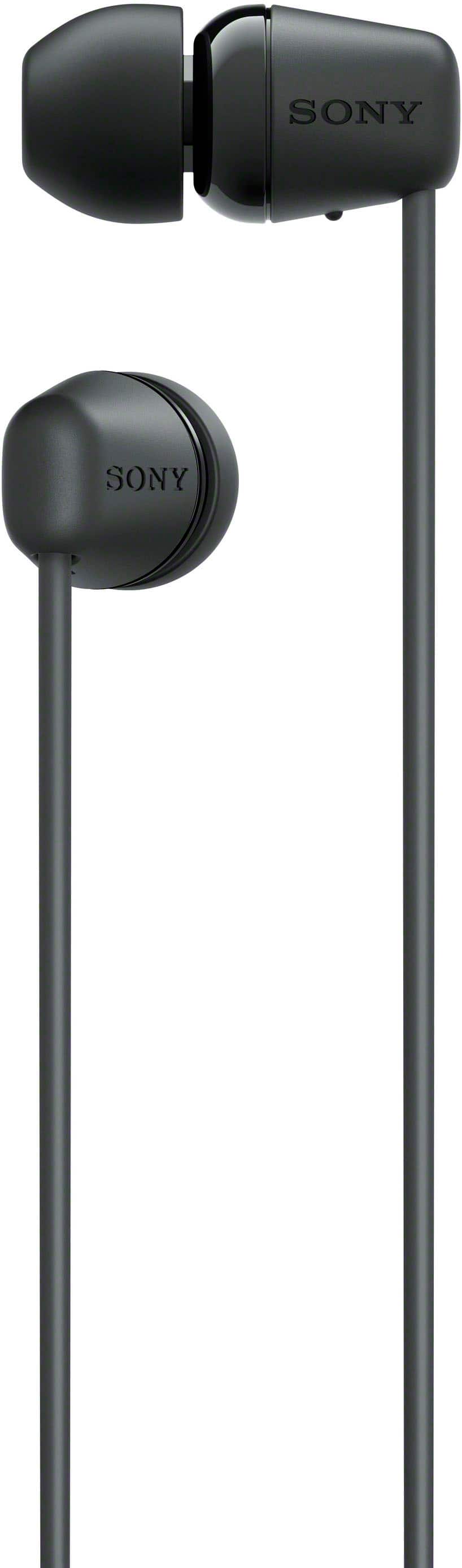 Angle. Sony - WIC100 Wireless In-ear Headphone - Black.