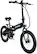 Left. GoTrax - F1 Folding Ebike w/ 25 mile Max Operating Range and 20 MPH Max Speed - Black.