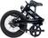 Alt View 12. GoTrax - F1 Folding Ebike w/ 25 mile Max Operating Range and 20 MPH Max Speed - Black.