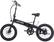 Front. GoTrax - F1 Folding Ebike w/ 25 mile Max Operating Range and 20 MPH Max Speed - Black.