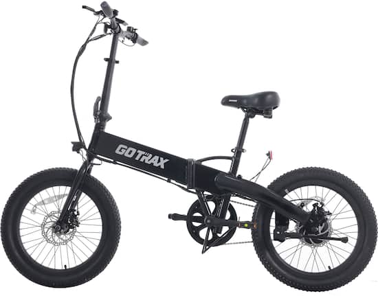 GoTrax F1 Folding Ebike w 25 mile Max Operating Range and 20