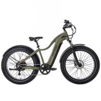 GoTrax - Tundra Step Over eBike w/ 43 mile Max Operating Range and 20 MPH Max Speed - Green - Front_Zoom