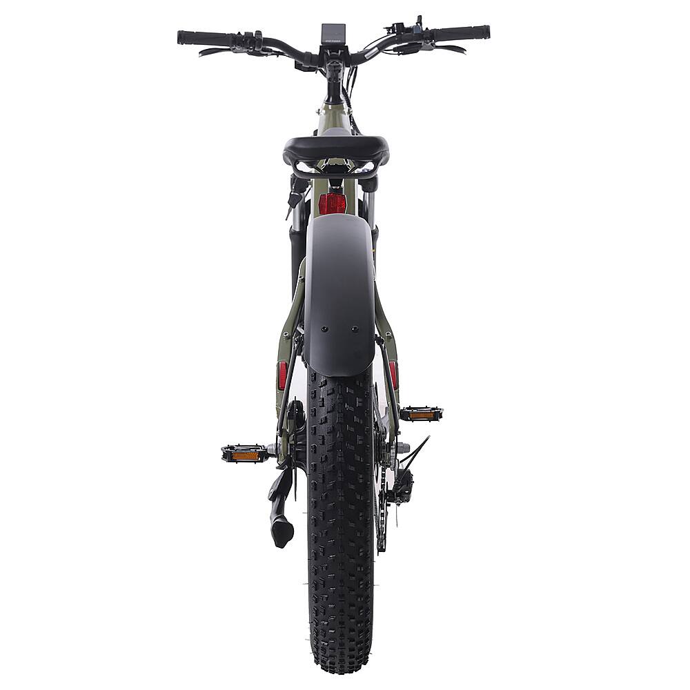 Alt View 11. GoTrax - Tundra Step Thru eBike w/ 43 mile Max Operating Range and 20 MPH Max Speed - Green.