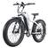 Alt View 11. GoTrax - Tundra Step Over eBike w/ 43 mile Max Operating Range and 20 MPH Max Speed - Silver.