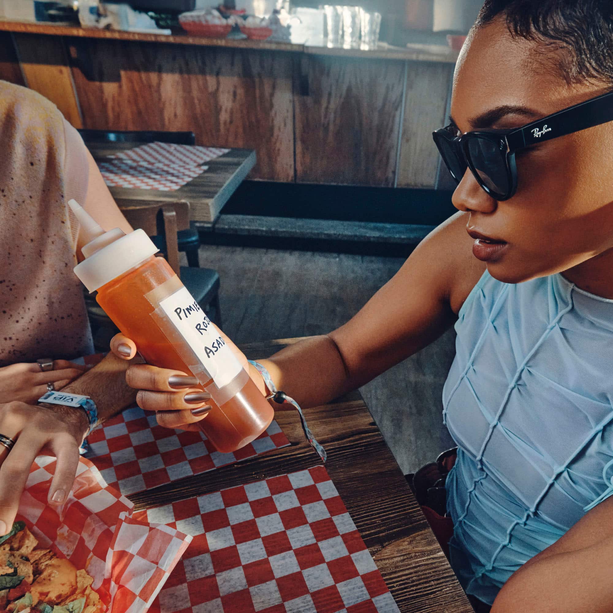 The largest text in the image reads "Famous Dave's Hot Sauce."