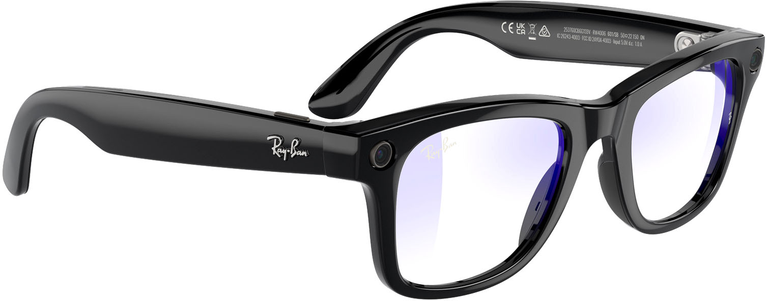 Buy Meta Ray-Ban Wayfarer (Standard) Smart Glasses - Matte Black, Polarized  Gradient Graphite Online at desertcartCyprus