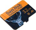 SanDisk - Outdoors FHD 32GB microSDHC UHS-I Memory Card with SD Adapter