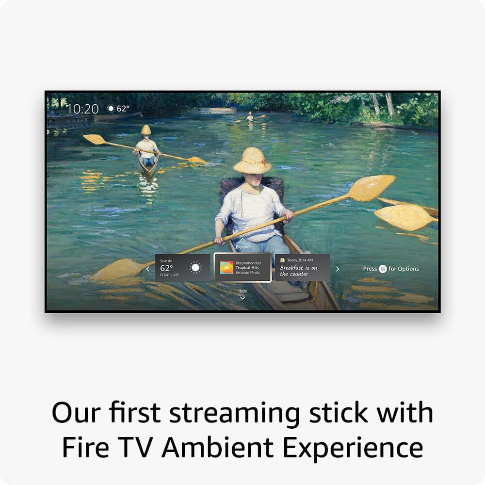 Our first streaming stick with Fire TV Ambient Experience is now available.