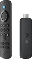 Amazon - Fire TV Stick 4K streaming device, includes support for Wi-Fi 6, Dolby Vision/Atmos, free & live TV - Black - Front_Zoom