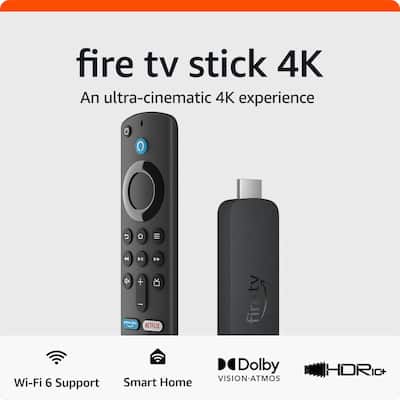 Amazon Fire TV Stick 4K streaming device, includes support for Wi Amazon Fire TV Stick 4K streaming device, includes support for Wi