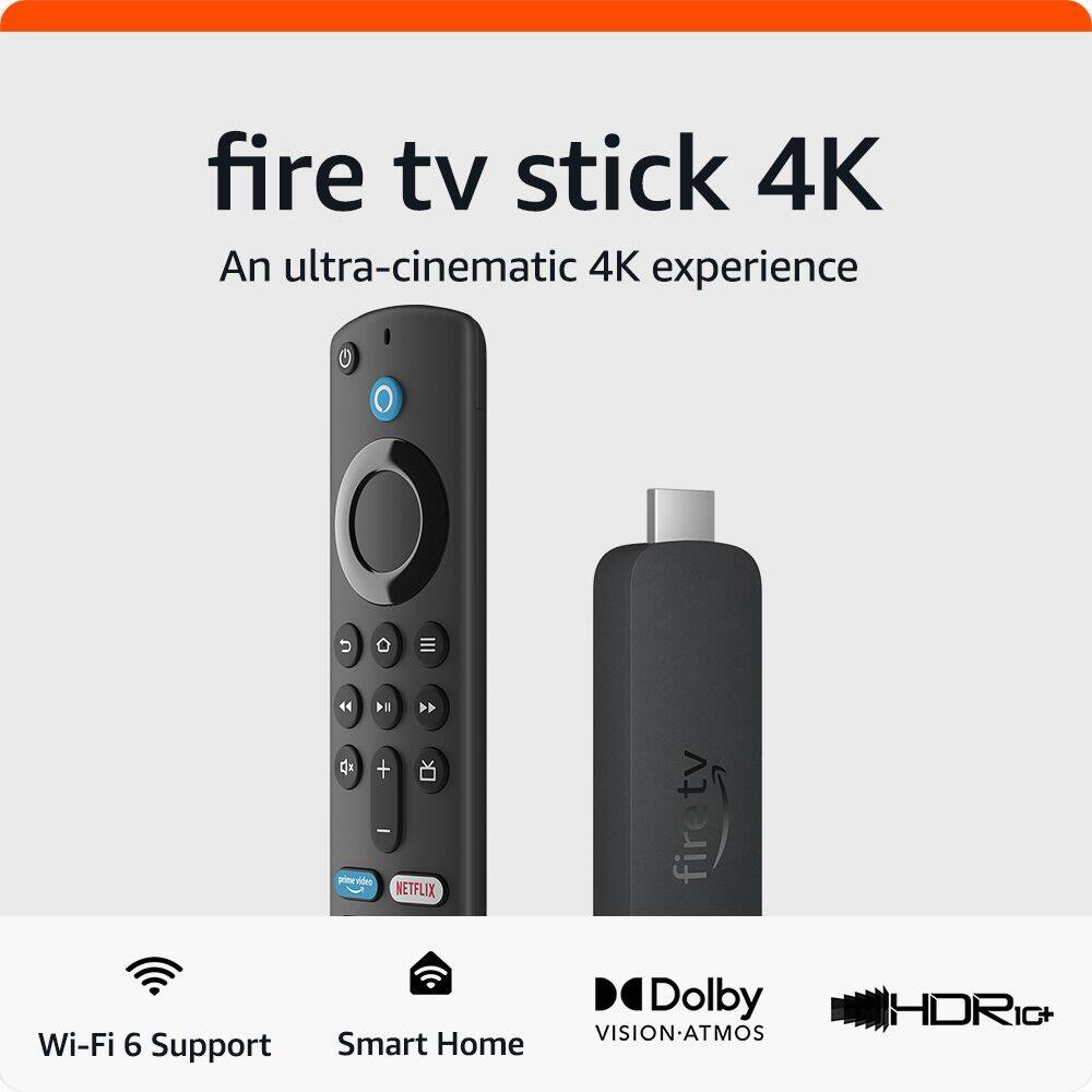 Fire TV Stick 4K: An Ultra-Cinematic 4K Experience.