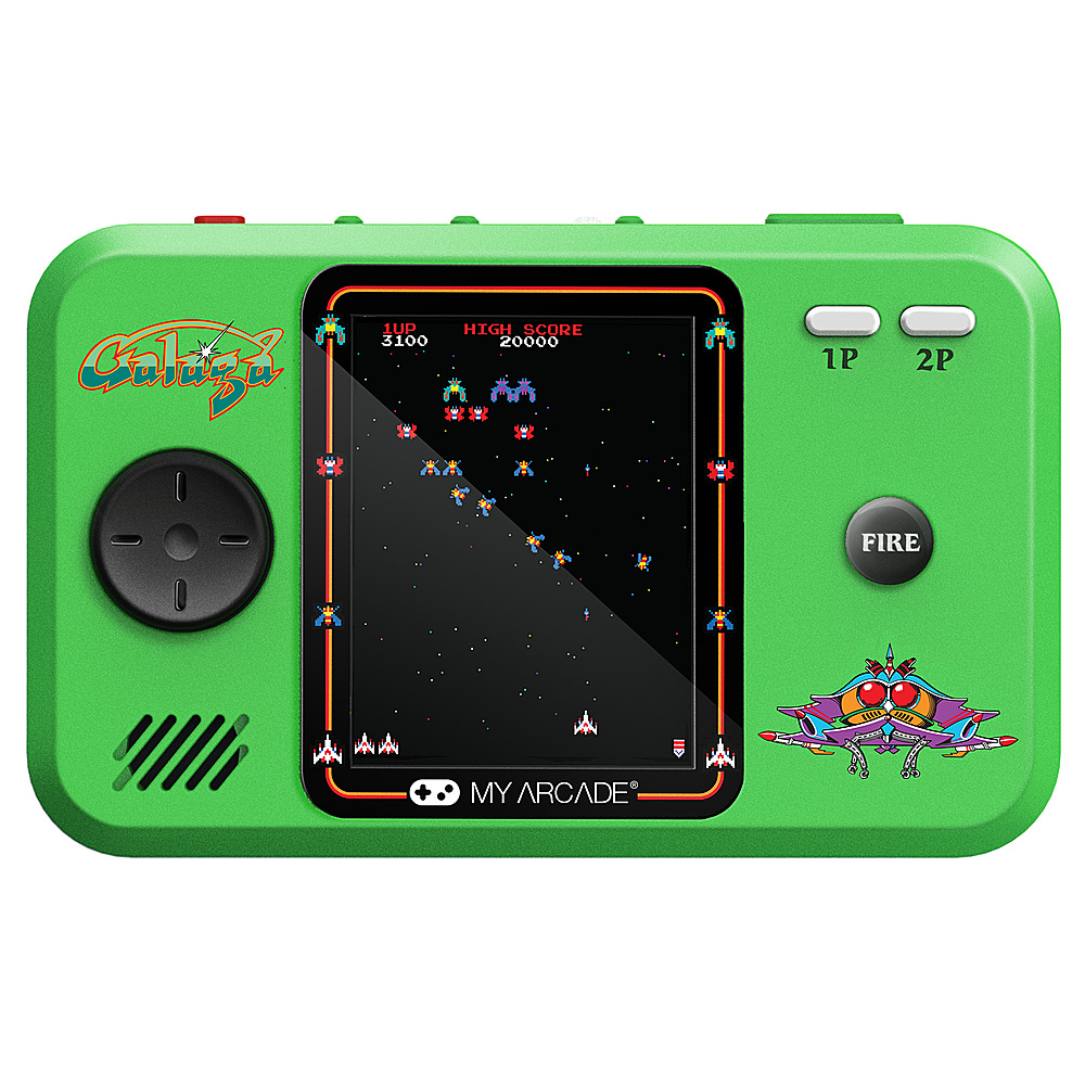 My Arcade - Galaga Pocket Player Pro - Green & Black