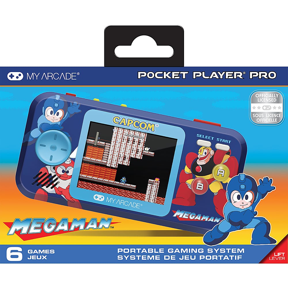 Alt View 14. My Arcade - Mega Man Pocket Player Pro - Blue.