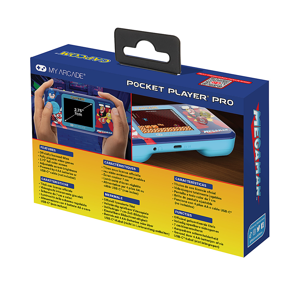 My Arcade Ms Pac-Man Pocket Player Pro Pink & Blue DGUNL-7010 - Best Buy