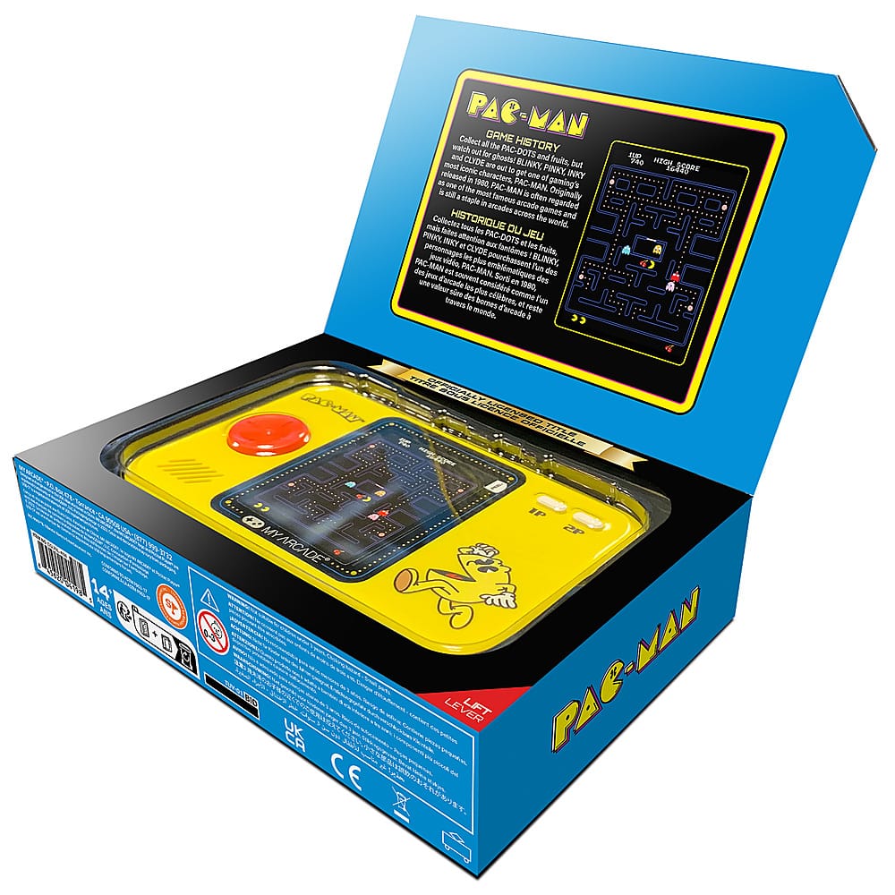 My Arcade Ms Pac-Man Pocket Player Pro Pink & Blue DGUNL-7010 - Best Buy