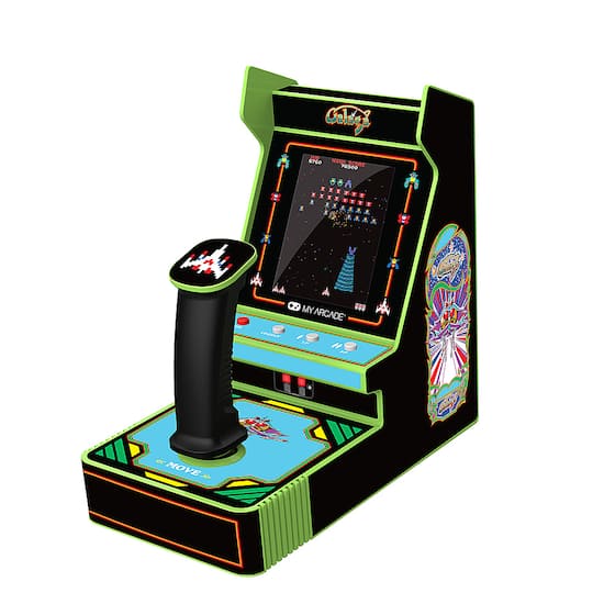 My Arcade Galaga Joystick Player Green Black DGUNL 7000 Best Buy