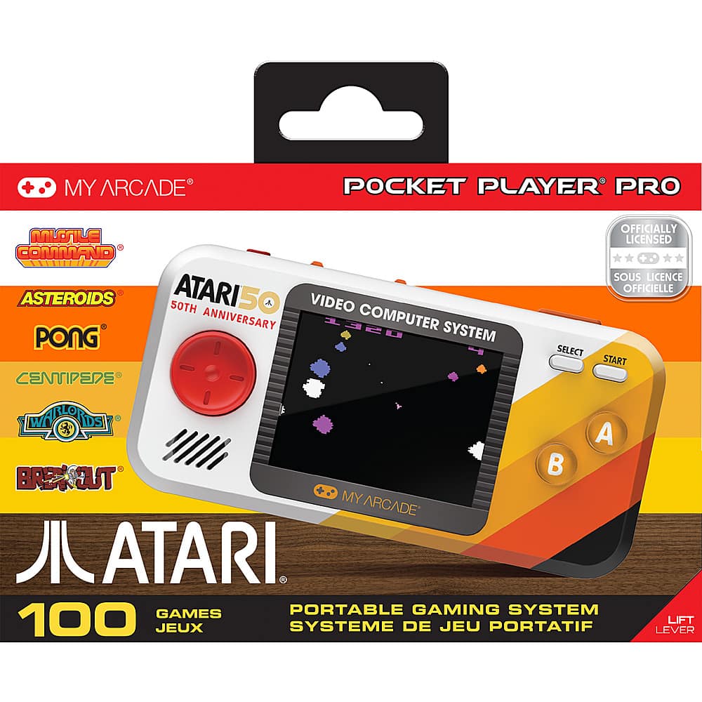 Alt View 14. My Arcade - Atari Pocket Player Pro - Black.