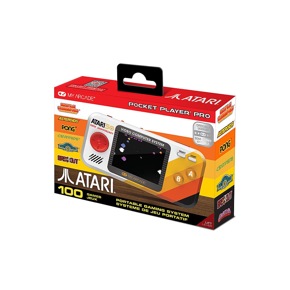 Alt View 15. My Arcade - Atari Pocket Player Pro - Black.