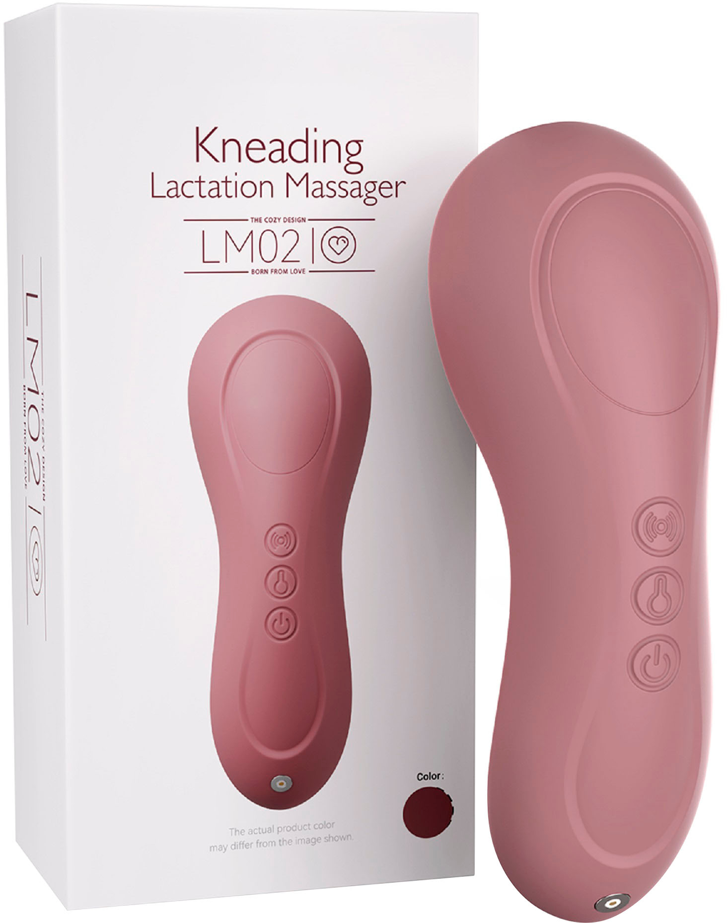 Momcozy Double 2-in-1 Warming Vibration Lactation Massager Rose  MCMLM02-GE00BA-LY - Best Buy
